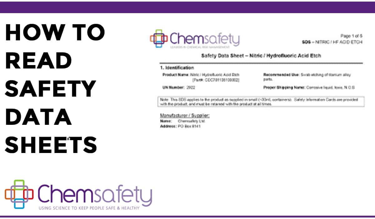 How To Read Safety Data Sheets Webinar 1