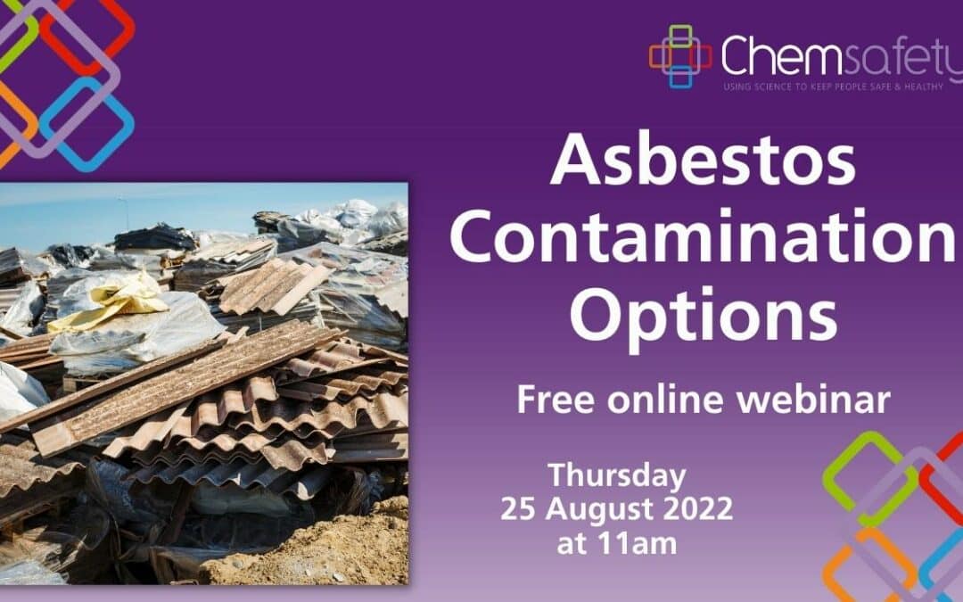 Asbestos Contamination Options Webinar