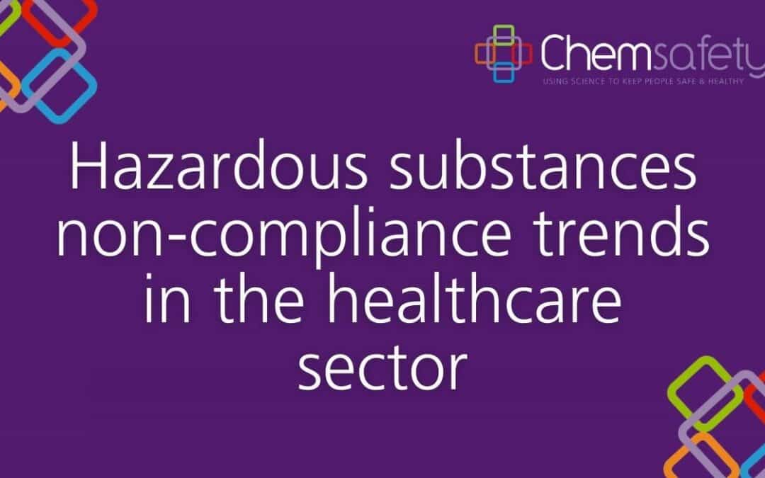 Hazardous Substances Non-Compliance Trends In The Healthcare Sector