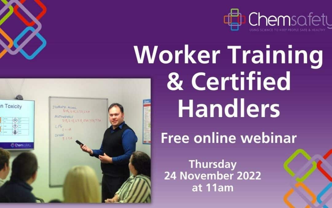 Worker Training & Certified Handlers Webinar