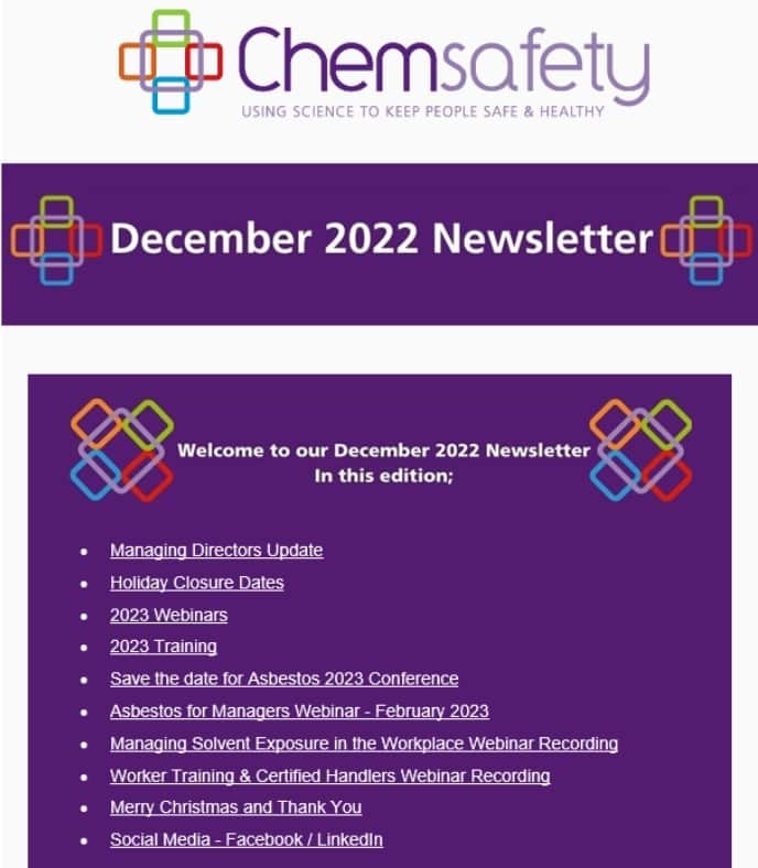 Dec 2022 Newsletter