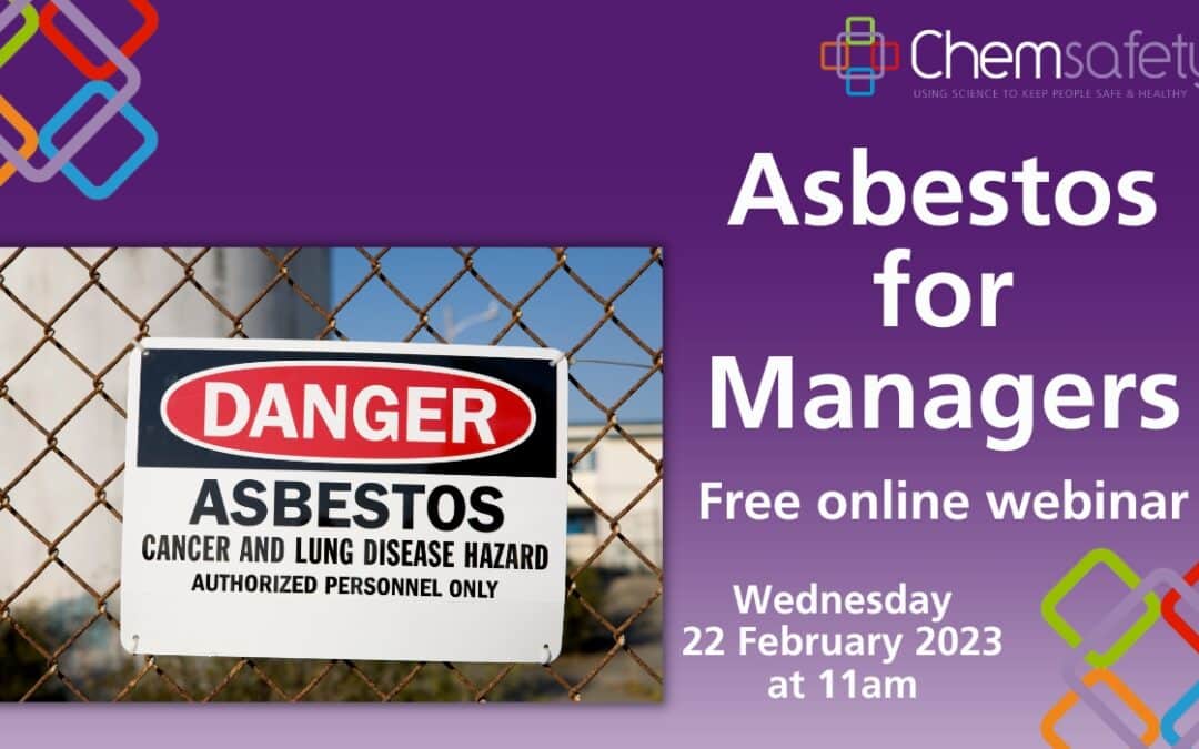 Asbestos for Managers Webinar
