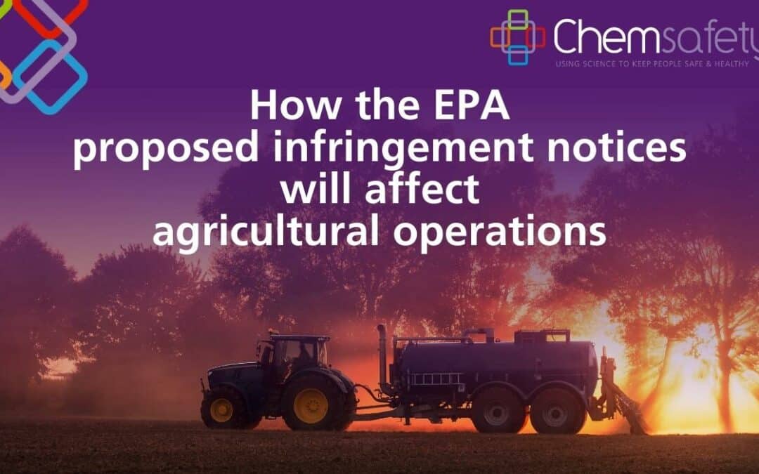 EPA proposed infringement notices effect on agricultural operations