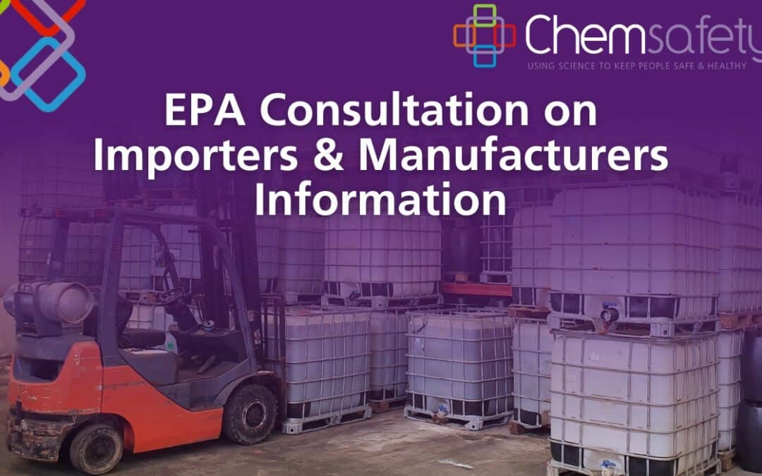 EPA Consultation on Importers & Manufacturers Information