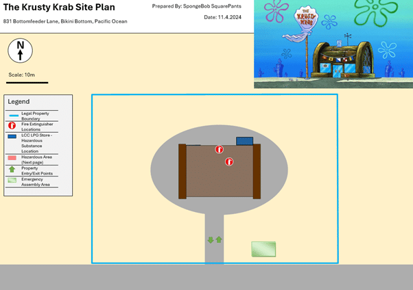 Krusty Krab Site Plan 1