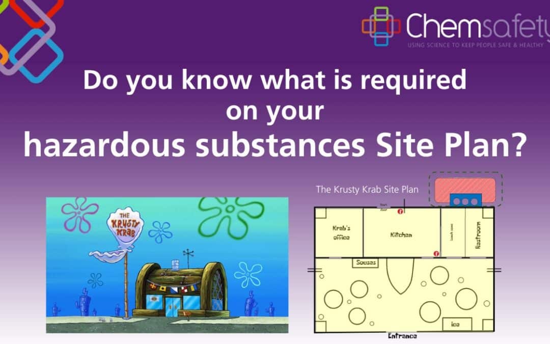 What is required on your hazardous substances Site Plan